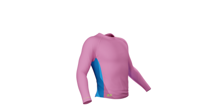 "Bubblegum" Long sleeve Rash Guard