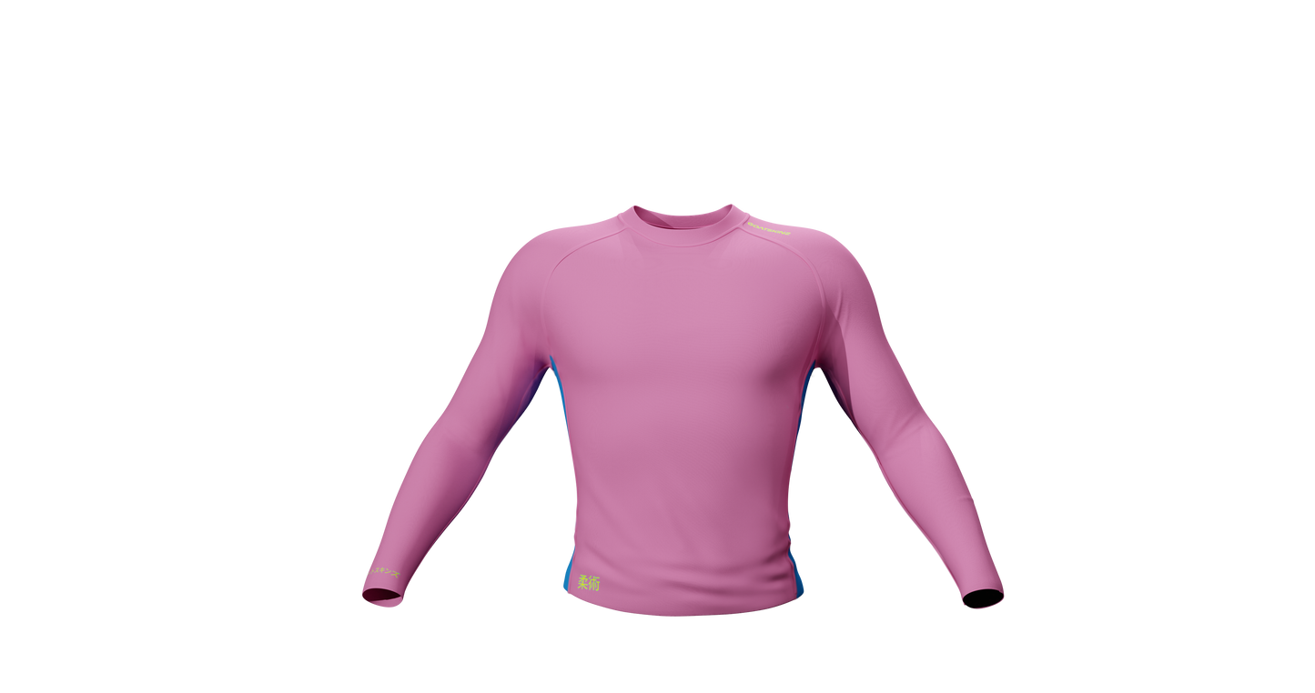 "Bubblegum" Long sleeve Rash Guard