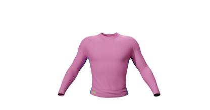 "Bubblegum" Long sleeve Rash Guard