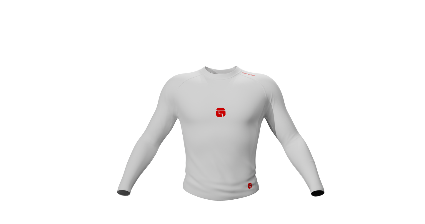 "Snowfire" Long sleeve Rash Guard