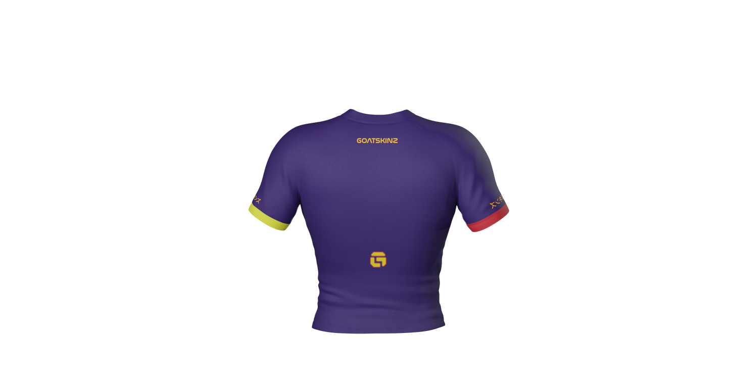 "Purple Lightning" Rash Guard