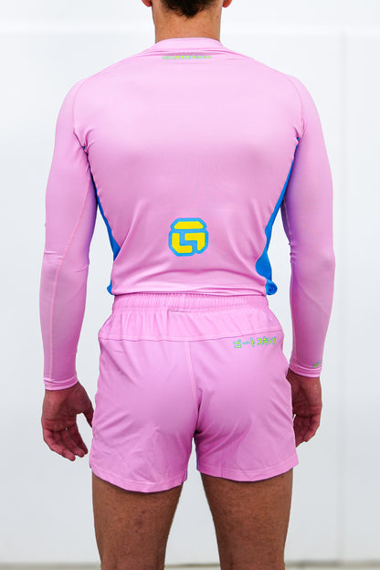 "Bubblegum" Long sleeve Rash Guard