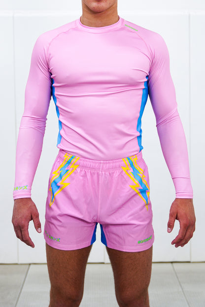 "Bubblegum" Long sleeve Rash Guard