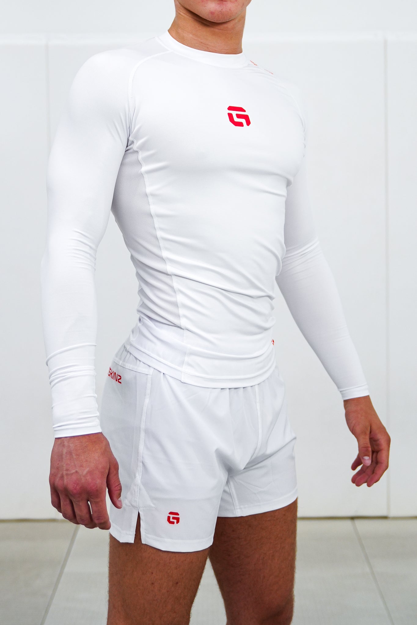 "Snowfire" Long sleeve Rash Guard