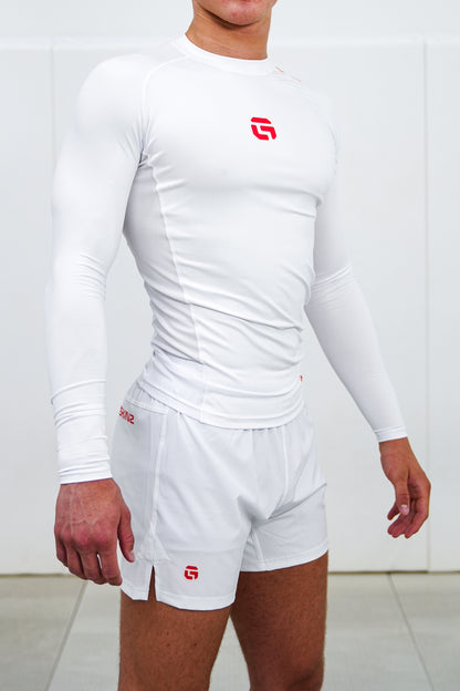 "Snowfire" Long sleeve Rash Guard